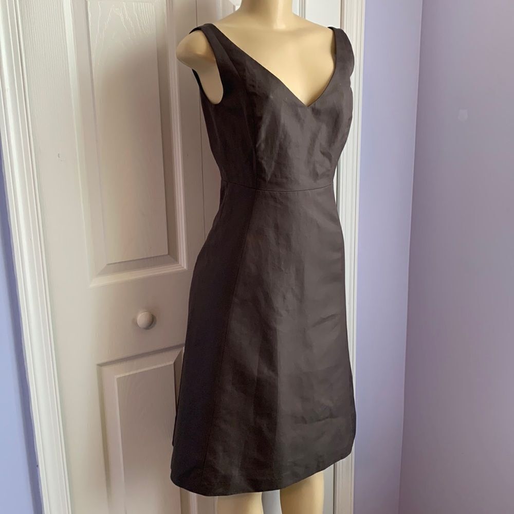 J. Crew Cotton Bridal Party Special Event Cocktail Dance Dress Brown